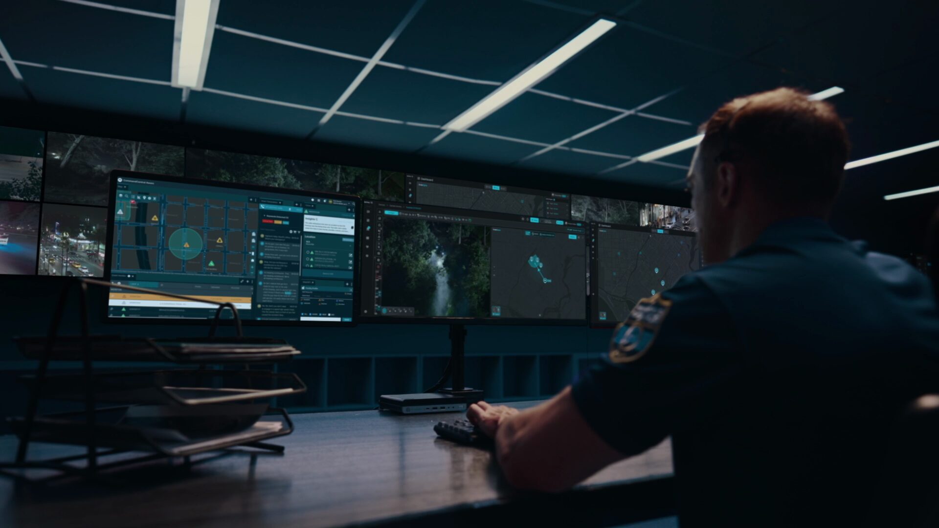 Teleoperator flies Guardian from a RTC
